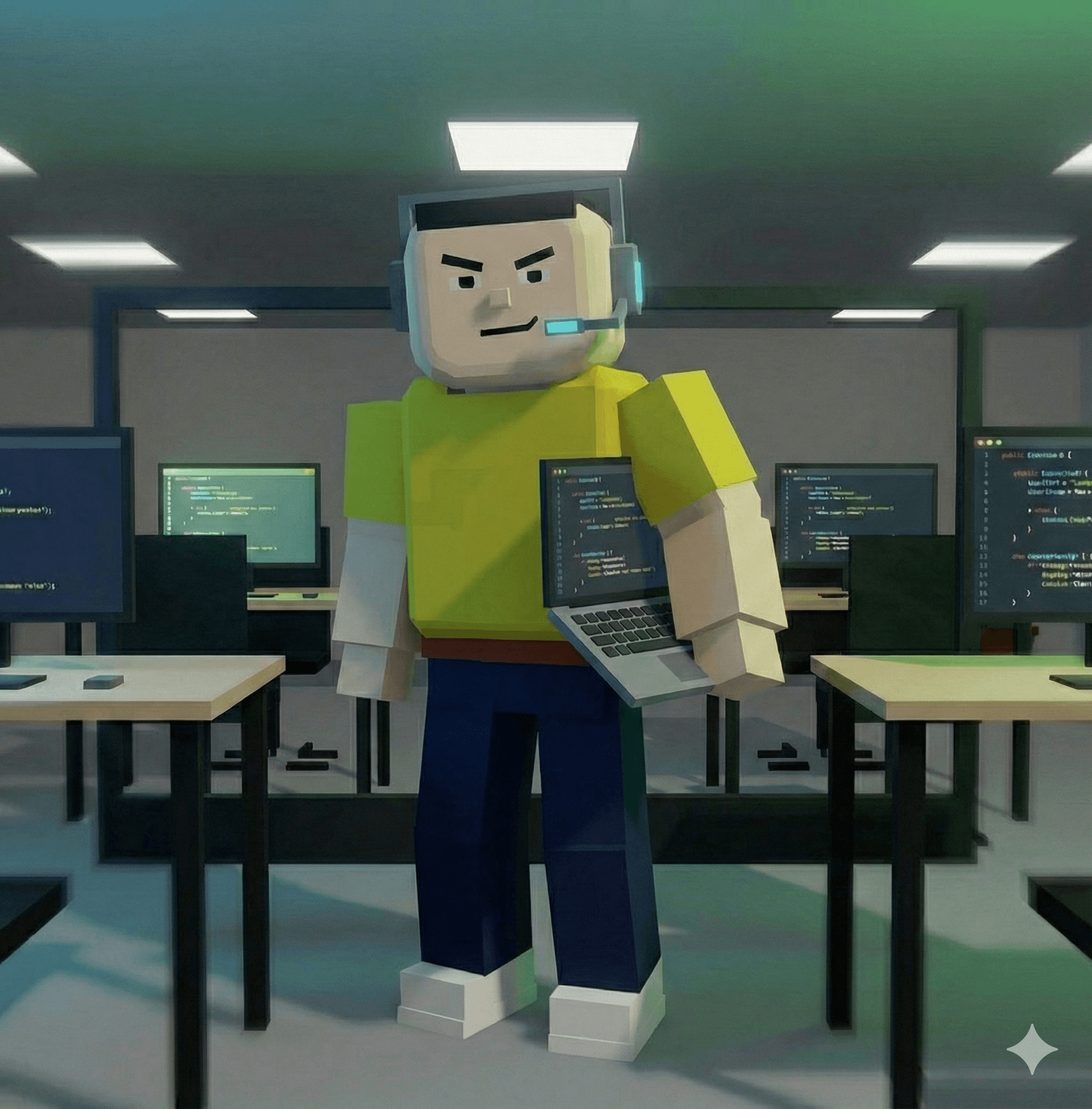 Aliquantum社のエンジニアNPC