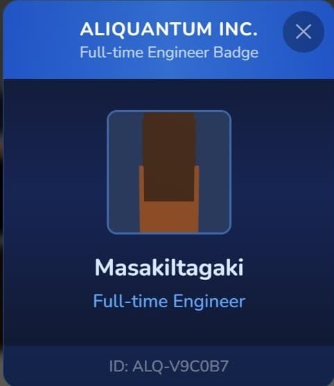 Blue Badge(正社員証)