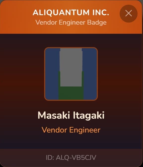 ベンダーバッジ